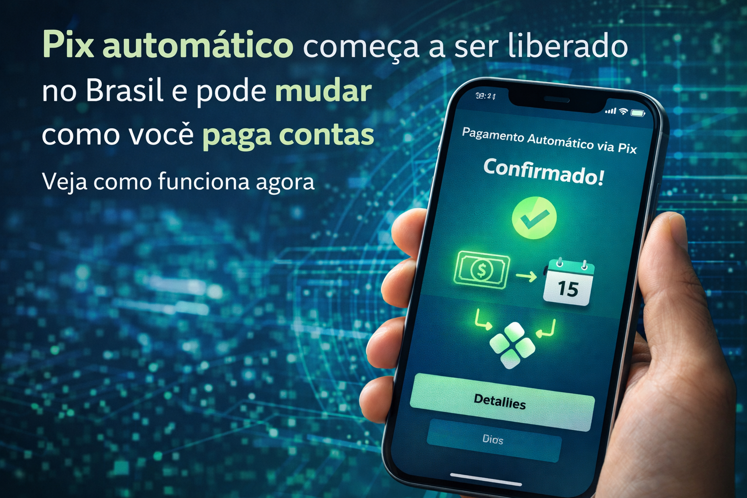 Pix automático começa a ser liberado no Brasil e pode mudar como você paga contas